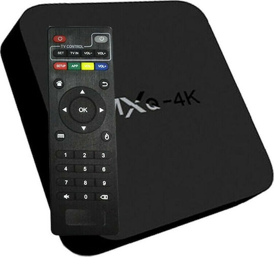 TV Box MXQ-4K 4K UHD cu WiFi USB 2.0 2GB RAM și 16GB Spațiu de Stocare cu Sistem de Operare Android 11.1