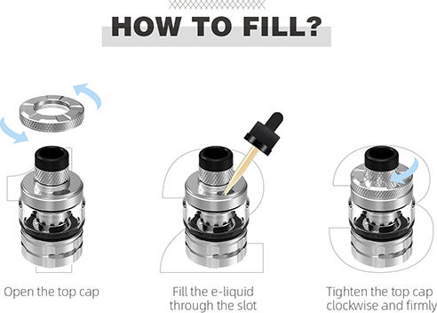 Hellvape Launcher Wirice Electronic Cigarette Vaporizer 2ml 25mm Stainless Steel