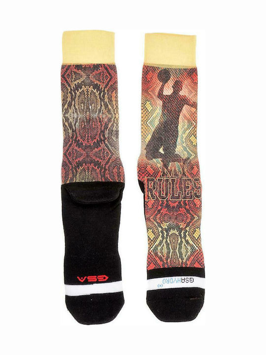 GSA Street Fashion 84-16004 Баскетболни Спортни Чорапи Многоцветни 1 Чифт