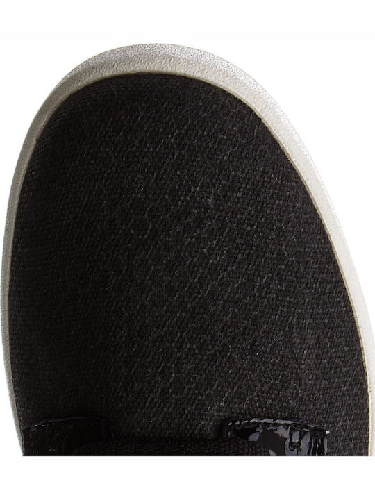 Glint Canvas Damen Sneakers Schwarz