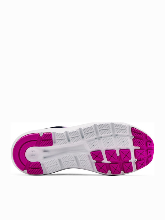 UA GS Surge 2 Kids Sports Shoes Running with Laces Navy Blue
