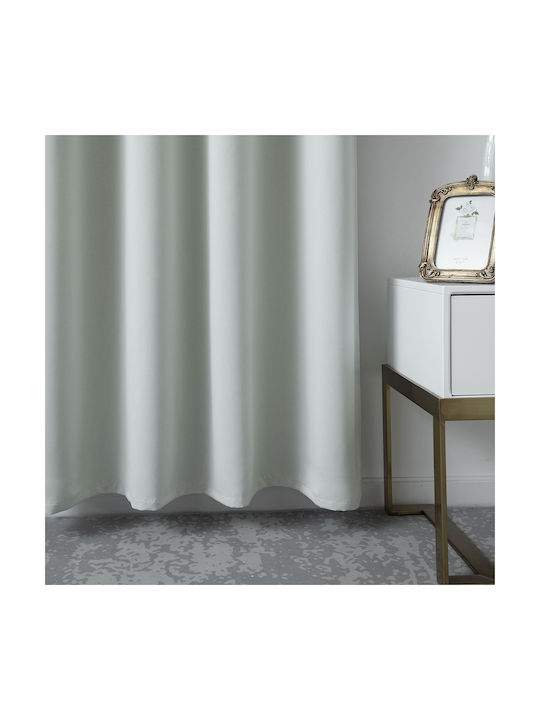Beauty Home Κουρτίνα Συσκότισης με Τρουκς Γκρί 140x270εκ.