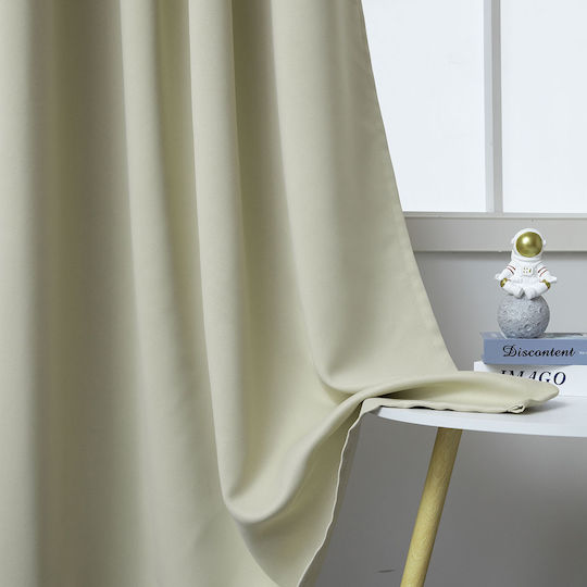 Beauty Home Verdunkelung Mit Grommets Beiges 140x270cm