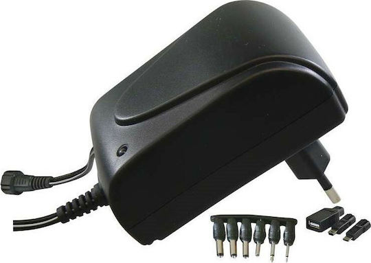 Minwa Universal Power Adapter Adjustable Voltage 3 to 12V 1.5A with 18W Power with Plug Set (MW 3R15GS)