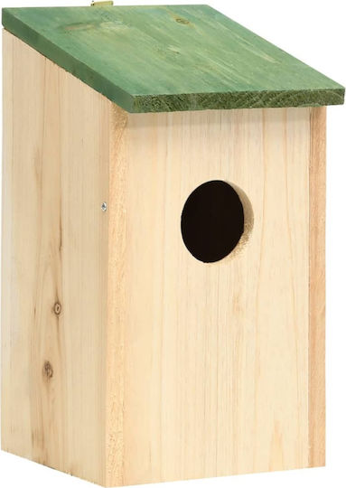 vidaXL Vogelnest Hölzern Grün
