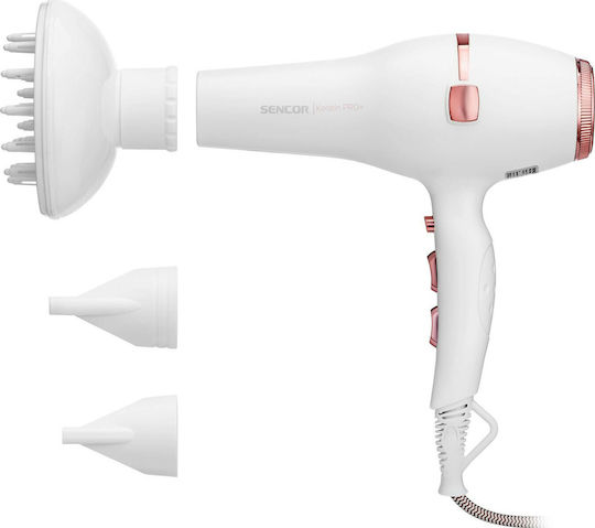 Sencor Ionic Professional Hair Dryer with Diffuser 2400W SHD 8200GD