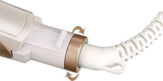 ECG ZV117 ZV117 Πρέσα Μαλλιών με Κεραμικές Πλάκες 40W