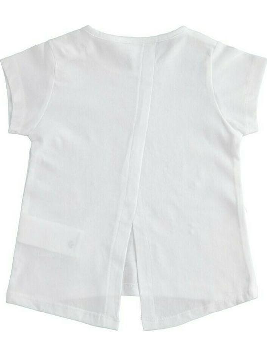 iDO Kids Blouse Short Sleeve White