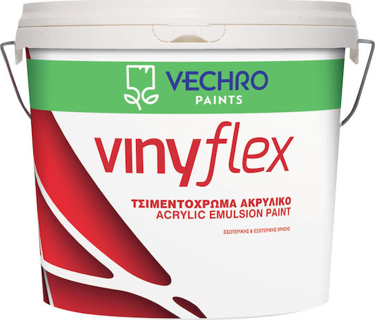 Vechro Vinyflex Πλαστικό Χρώμα Ακρυλικό για Εξωτερική Χρήση 3lt