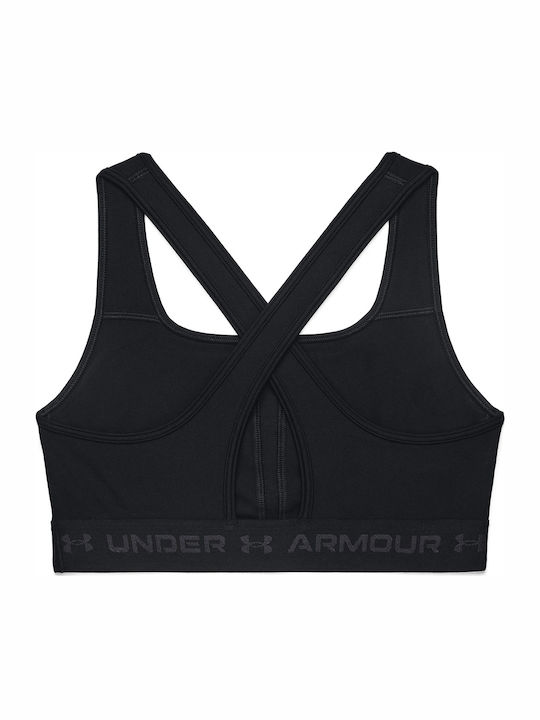 Crossback Mid Women's Sports Bra without Padding Black
