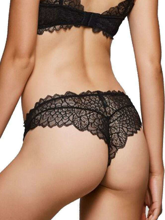 Lida Women's Brazil with Lace Black