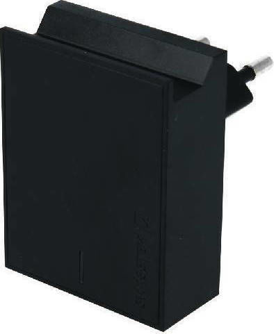 Swissten Φορτιστής με 2 Θύρες USB-A και Καλώδιο USB-C 15W Μαύρος (22044000)