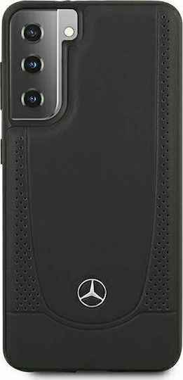 Mercedes-Benz Urban Back Cover Δερμάτινο Μαύρο (Galaxy S21 5G)
