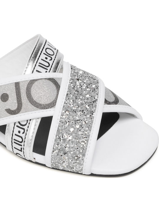 Astra Women's Flat Sandals in Silver Color
