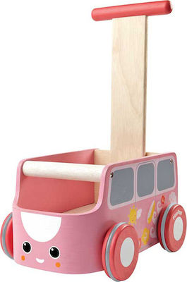 Plan Toys Φορτηγό Baby Walker for 12++ Months Pink