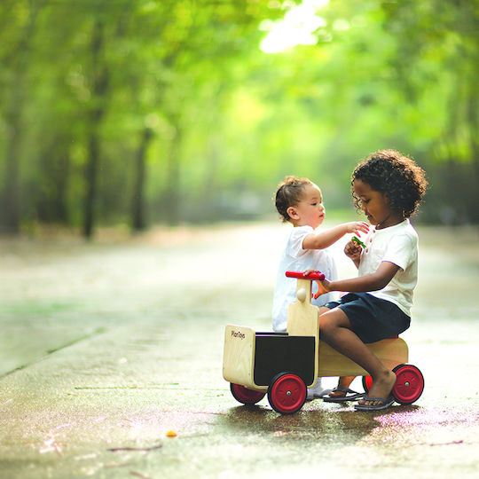 Plan Toys Delivery Bike Ride On για 12+ μηνών Πολύχρωμο