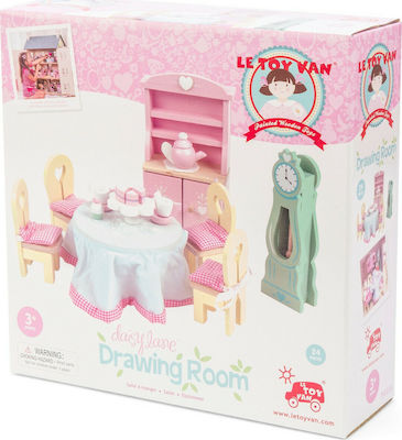 Le Toy Van Daisylane Drawing Room Cameră pentru casa de păpuși ME056