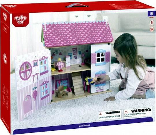 Tooky Toys Holzpuppenhaus