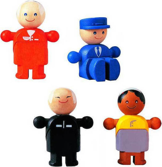 Plan Toys Professionals – Staff Wooden Doll for Dollhouse