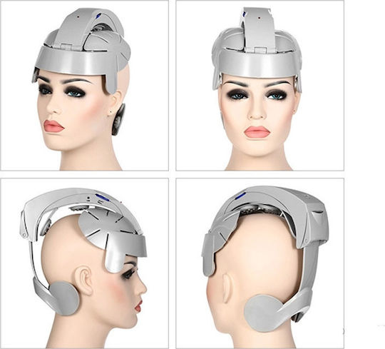 Massagegerät Akupressur für den Nacken & den Kopf mit Vibration Gray