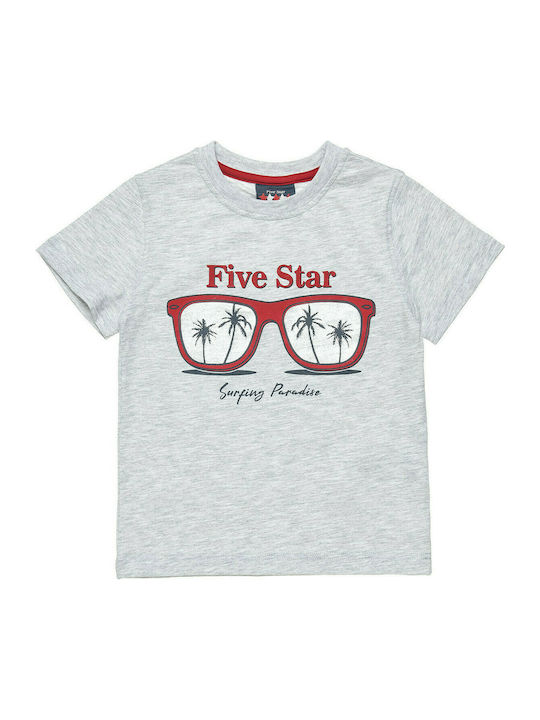 Alouette Kinder Set mit Shorts Sommer 2Stück Gray Five Star