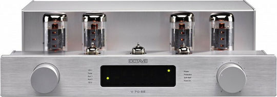 Octave V 70 SE Λαμπάτος Ολοκληρωμένος Ενισχυτής Hi-Fi Stereo 70W/4Ω Ασημί