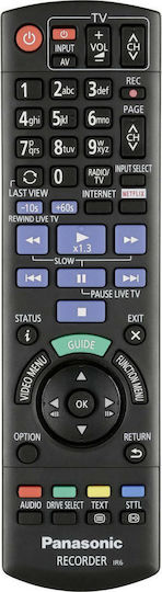 Panasonic Blu-Ray Player DMR-UBS90 DMR-UBS90EGK Built-in WiFi with Blu-Ray/DVD Recording and USB Media Player Capability Black