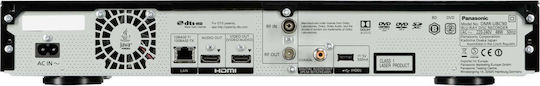 Panasonic Blu-Ray Player DMR-UBC90 DMR-UBC90EGK Built-in WiFi with Blu-Ray/DVD Recording and USB Media Player Capability Black