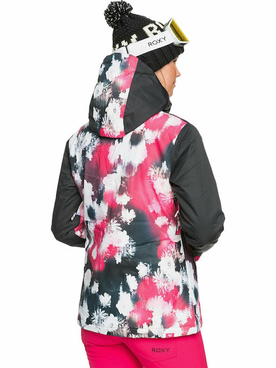 Roxy Galaxy ERJTJ03270-KVJ4 Γυναικείο Μπουφάν για Σκι & Snowboard Πολύχρωμο
