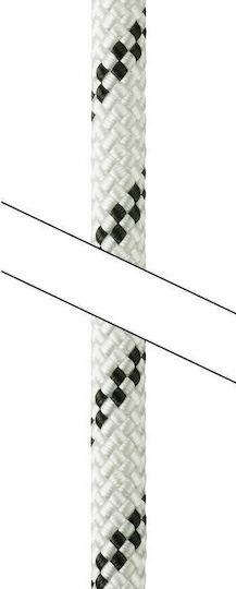 Petzl Semi Static Rope Axis R074BA01 Στατικό Σχοινί Ορειβασίας με Μήκος 20m Λευκό