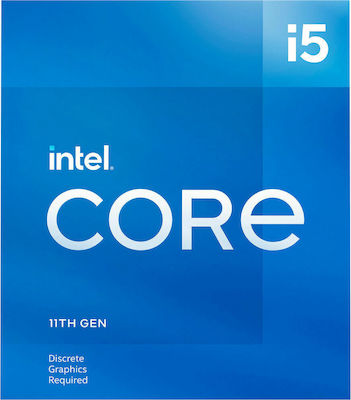Intel Core i5-11400F 2.6GHz Επεξεργαστής 6 Πυρήνων για Socket 1200 σε Κουτί με Ψύκτρα
