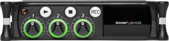 Sound Devices MixPre-3 II Polyphonic Digital Portable Recorder Battery/Power for Recording on Memory Card with USB Power Supply