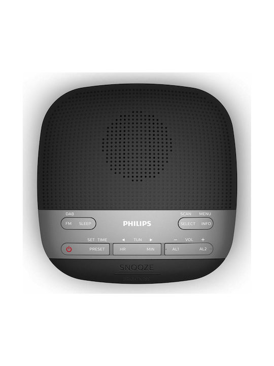 Philips Επιτραπέζιο Ψηφιακό Ρολόι με Ξυπνητήρι & Ραδιόφωνο TAR3505/12