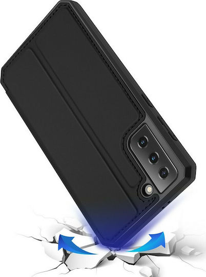 Dux Ducis Skin X Book Δερματίνης Μαύρο (Galaxy S21 5G)