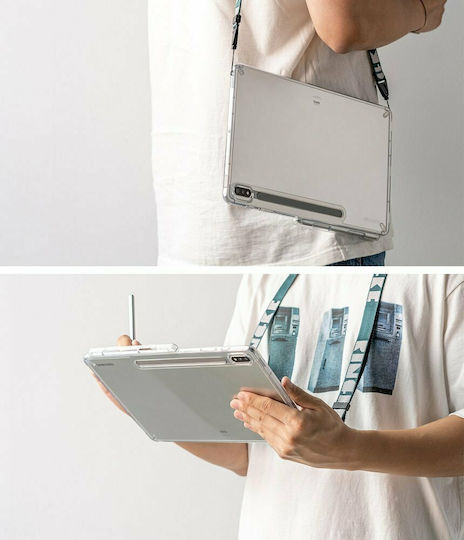 Ringke Fusion PC TPU Bumper Back Cover Gri (Galaxy Tab S7)