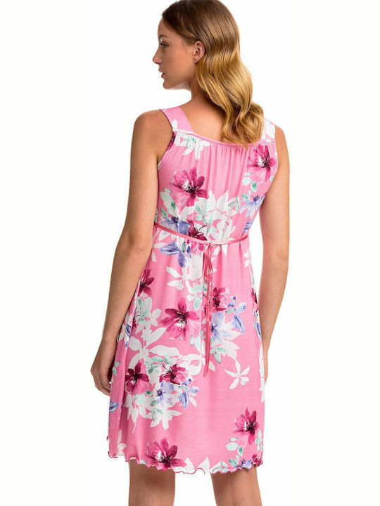 Vamp Nightgown Maternity & Nursing Fuchsia