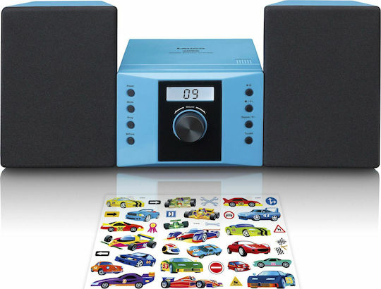 Lenco Soundsystem 2 MC-013 MC-013BLUE 4W mit CD Player und WiFi Blau