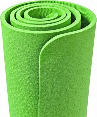 Optimum Covor de exerciții fizice Yoga/Pilates Verde (183x61x0.6cm)