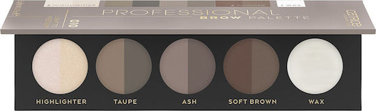 Catrice Cosmetics Professional Palette Παλέτα Μακιγιάζ Φρυδιών με Highlighter 010 Light To Medium
