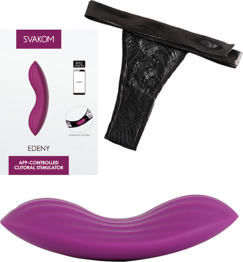 Svakom Edeny Mini Κλειτοριδικός Δονητής 9cm Violet