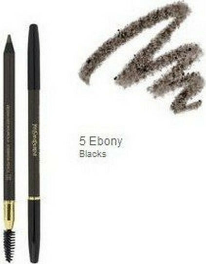 Ysl Dessin des Sourcils Eyebrow Pencil 5 Ebony