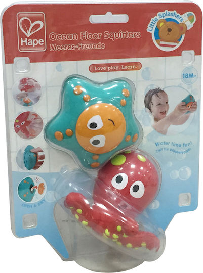 Hape Ocean Floor Squirters Wasserspritzgesichter für 18++ Monate 2Stück