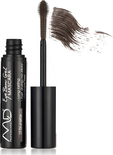 MD Professionnel Eyebrow Gel Mascara For Eyebrows 01 Brunette