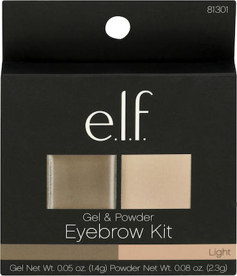 e.l.f Cosmetics Gel & Powder Eyebrow Kit Light