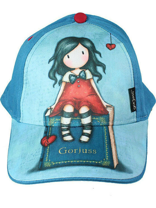 Santoro Kids' Hat Jockey Gorjuss My Story Blue Santoro Kids' Hat Jockey Gorjuss My Story Blue