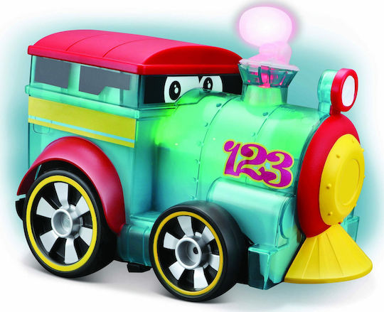 Bburago Vehicul Junior Push & Glow Train cu Lumină și Sunete pentru 12++ Luni