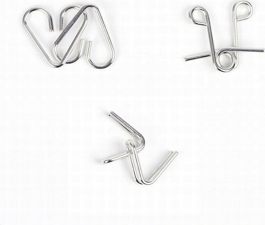 Mensa Hard Wire Puzzles Γρίφος από Μέταλλο για 6+ Ετών IQ-1072A