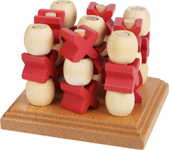 Mensa 3D Noughts & Crosses Γρίφος από Ξύλο για 4+ Ετών IQ-1033