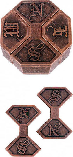 Hanayama Huzzle Cast News Metal Puzzle for Ages 8+ 473790