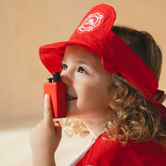 Plan Toys Σετ Πυροσβέστη από Ξύλο για 3+ Ετών